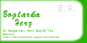 boglarka herz business card